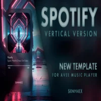 avee player template 07 SPOTIFY | Vertical